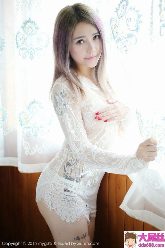 李雪婷AnnaMyGirl美媛馆高清写真图Vol.127白色蕾丝